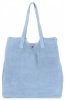 Bőr táska shopper bag Vittoria Gotti égszínkék V205454